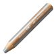 Crayon multi-talents woody 3 en 1, rond, argent