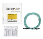 StarTech.com MPO12PL5M câble InfiniBand et à fibres optiques 5 m MPO/MTP Couleur aqua
