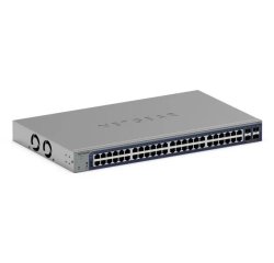 NETGEAR GS752TXUP Géré Gigabit Ethernet (10/100/1000) Connexion Ethernet, supportant l'alimentation via ce port (PoE) 1U Gris