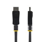 StarTech.com Câble certifié DisplayPort 1.2 de 2 m avec verrouillage - Cordon DP vers DP - M/M - DisplayPort 4K