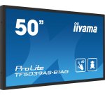 iiyama TF5039AS-B1AG flat PC screen 125.7 cm (49.5") 3840 x 2160 pixels 4K Ultra HD LED Touchscreen Black
