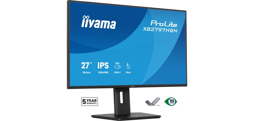 iiyama ProLite XB2797HSN-B1 computer monitor 68,6 cm (27") 1920 x 1080 Pixels Full HD LCD Zwart
