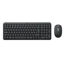 Logitech MK250 Compact Bluetooth Wireless Combo keyboard Mouse included Universal RF Wireless + Bluetooth Italian Graphite