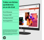 HP All-in-One 24-cr0090nf PC AMD Ryzen™ 5 7520U 60,5 cm (23.8") 1920 x 1080 pixels 16 Go LPDDR5-SDRAM 512 Go SSD Windows 11 Home Wi-Fi 6 (802.11ax) Blanc