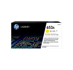HP 653A - geel - origineel - LaserJet - tonercartridge (CF322A)