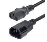 StarTech.com Cordon de Rallonge Électrique de 4,5m, Cordon d'Alimentation PDU C14 à C13, 15A 250V, 14AWG, Câble d'Alimentation AC pour PDU/Alimentation, Certifié KEMA-KEUR