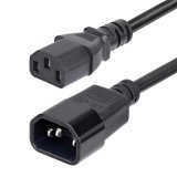 StarTech.com Cordon de Rallonge Électrique de 4,5m, Cordon d'Alimentation PDU C14 à C13, 15A 250V, 14AWG, Câble d'Alimentation AC pour PDU/Alimentation, Certifié KEMA-KEUR