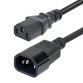 StarTech.com Cordon de Rallonge Électrique de 4,5m, Cordon d'Alimentation PDU C14 à C13, 15A 250V, 14AWG, Câble d'Alimentation AC pour PDU/Alimentation, Certifié KEMA-KEUR