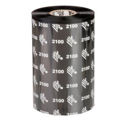 Zebra 2100 Wax cinta térmica 450 m Negro