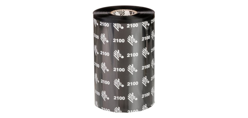 Zebra 2100 Wax cinta térmica 450 m Negro