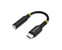 StarTech.com Adaptador de Audio USB-C a 3,5mm TRRS Minijack - Adaptador de Audio USB Tipo C para Auriculares con Micrófono - DAC de 32bits - de Portátil/Móvil/Tablet - Compatible con USB-C/Thunderbolt