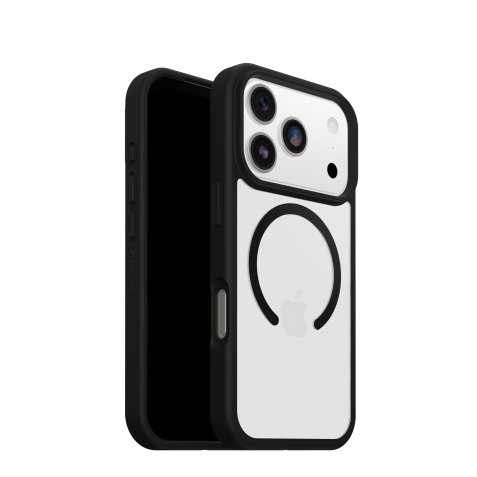 OtterBox React MagSafe Apple iPhone 17 Pro Black Crystal - clear/black