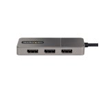 StarTech.com Adaptateur Multi-Moniteur USB-C 3 ports, Hub USB-C vers 3x DP 1.4 MST, Splitter 4K 60Hz DP pour PC, HDR, Câble Extra-Long