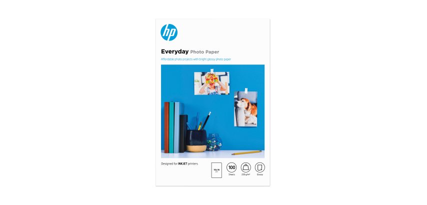 HP Papel fotográfico Everyday brillante de 200 g/m2 10 x 15 cm (101 x 152 mm) 100 hojas