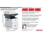 Xerox VersaLink B625 A4 61 ppm Copia/Stampa/Scansione/Fax F/R PS3 PCL5e/6 2 vassoi 650 fogli