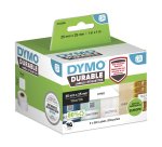 DYMO Original LabelWriter Durable Labels | 25mm x 25mm | White Poly | 2 Rolls of 850 (1,700 Self-Adhesive Labels) | High-Performance | For LabelWriter Label Makers