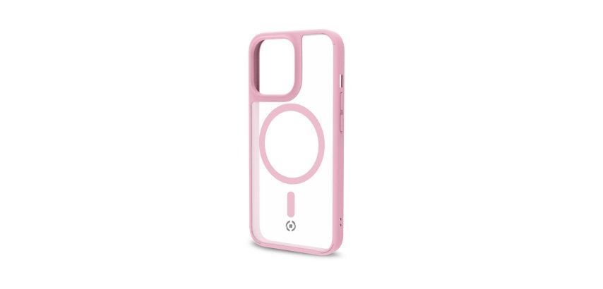 Celly Magmatt custodia per cellulare 17 cm (6.7") Cover Rosa, Trasparente
