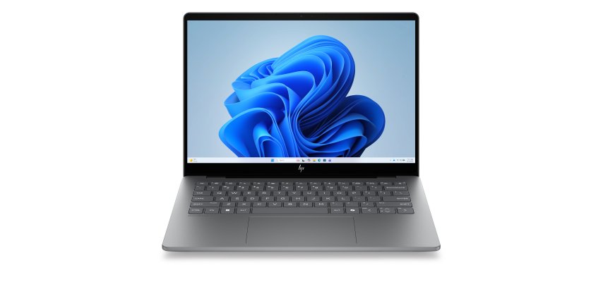HP E4EV4EA laptop Copilot+ PC Intel Core Ultra 5 325 Computer portatile 35,6 cm (14") 2K 16 GB LPDDR5x-SDRAM 512 GB SSD Wi-Fi 7 (802.11be) Windows 11 Home Argento