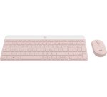 Logitech 920-011316 clavier Souris incluse Bureau RF sans fil AZERTY Français Rose