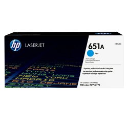 HP 651A toner LaserJet cyan authentique