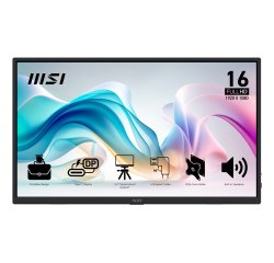 MSI PRO MP165 E6 TV e monitor portatile Nero 39,6 cm (15.6") LED 1920 x 1080 Pixel
