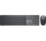 DELL Pro 7 Slim KM726 clavier Souris incluse maison/bureau RF sans fil + Bluetooth QWERTY US International Noir