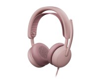 Logitech 981-001616 casque Avec fil Arceau Appels/Musique USB Type-C / USB Type-A Rose