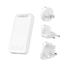 Celly TCTRAVELUNI65W cargador de batería USB
