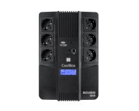 CoolBox SAI SCUDO3 800VA 480W 3+3 SCHUKOS + SOFTWARE
