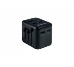 Verbatim 49544 adaptador de enchufe eléctrico Universal Negro