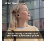 Sony WFC710NB.CE7 cuffia e auricolare True Wireless Stereo (TWS) In-ear Musica e Chiamate USB tipo-C Bluetooth Nero