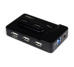StarTech.com 6-poort USB 3.0/2.0 Combo Hub met Oplaadpoort