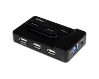 StarTech.com 6 Port USB 3.0 / 2.0 Hub mit 2A Ladeanschluss - 2x USB 3.0 und 4x USB 2.0