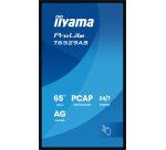 iiyama T6529AS-B1AG Écran d'affichage dynamique En forme de kiosk 163,8 cm (64.5") LED Wifi 420 cd/m² 4K Ultra HD Noir Écran tactile Intégré dans le processeur Android 24/7