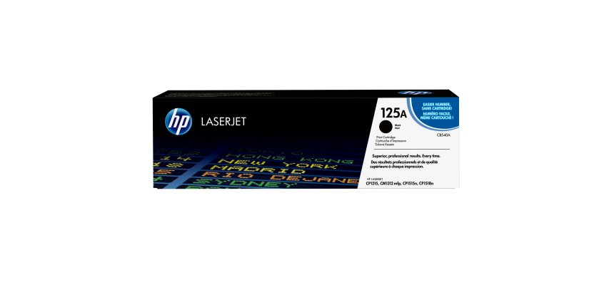 HP 125A - zwart - origineel - LaserJet - tonercartridge (CB540A)
