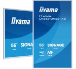 iiyama LH5581UHSG-1AG Écran d'affichage dynamique Écran plat de signalisation numérique 138,7 cm (54.6") Wifi 500 cd/m² 4K Ultra HD Blanc Intégré dans le processeur Android 24/7