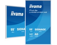 iiyama LH5581UHSG-1AG Écran d'affichage dynamique Écran plat de signalisation numérique 138,7 cm (54.6") Wifi 500 cd/m² 4K Ultra HD Blanc Intégré dans le processeur Android 24/7