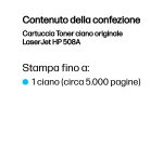 HP Cartuccia Toner ciano originale LaserJet 508A