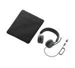 Logitech Zone Wired 2: auriculares con cancelación de ruido y tecnología híbrida adaptativa ANC, USB-C con adaptador USB-A, Grafito