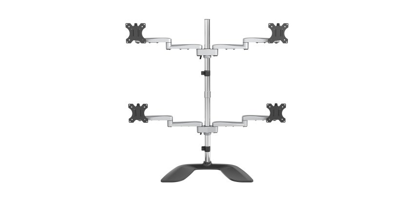 StarTech.com Support Écran PC pour jusqu'à 32"(8kg) - 4 Affichages - Articulé