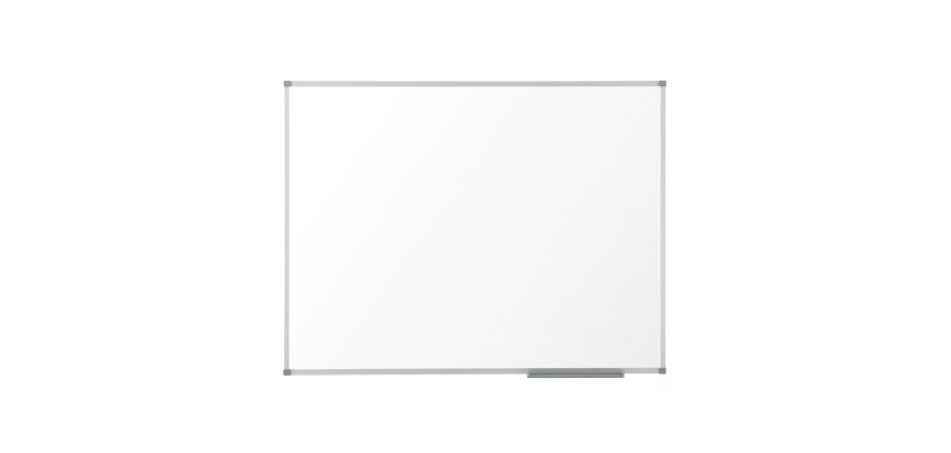Tableau nobo blanc essence surface magnetique acier      laque 1500x1000mm cadre       aluminium