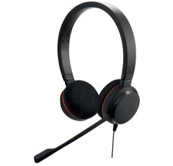 Jabra Evolve 20 Auriculares Alámbrico Diadema Oficina/Centro de llamadas USB Type-C / USB Type-A Negro
