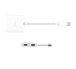 j5create USB-C® a USB-C® dual con vídeo o suministro de energía