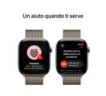 Apple Watch Series 10 Serie 10 GPS + Cellular 46mm Cassa in Titanio con Loop in maglia milanese - M/L