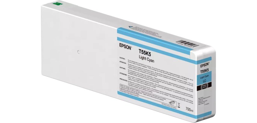 Epson Singlepack Light Cyan T55K500 UltraChrome HDX/HD 700ml
