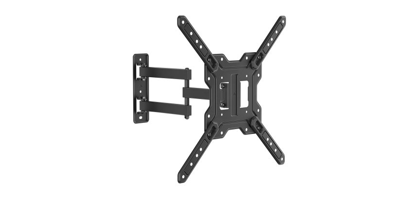 AISENS Soporte Eco Giratorio, Inclinable Para Monitor/TV 30kg (3 Pivotes) De 23"-65", Negro