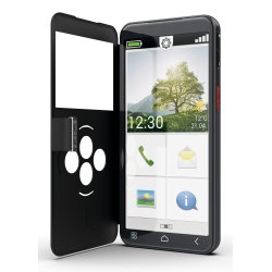 Emporia emporiaSMART.7lite 13,8 cm (5.45") SIM unique Android 15 4G USB Type-C 6 Go 128 Go 3500 mAh Noir