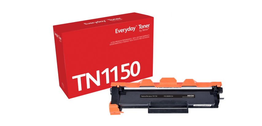 Toner Noir Everyday™ de Xerox compatible avec Brother TN-1150, Capacité standard