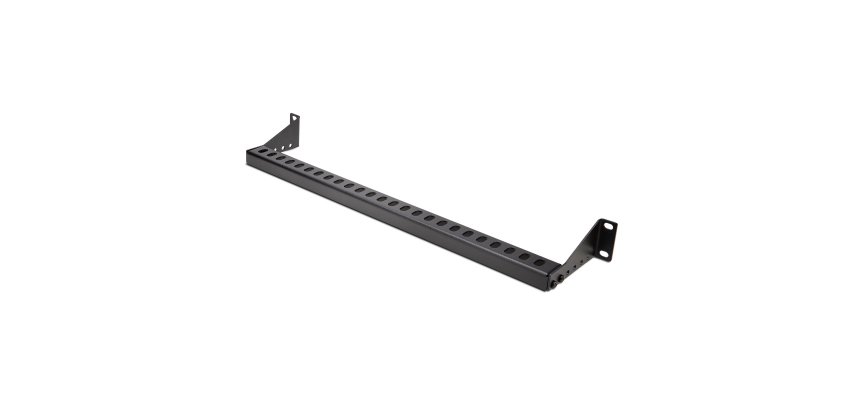 StarTech.com Pannello passacavi montabile a rack 1U con profondità regolabile, Guida di supporto per cavi per server/armadi rack da 19", Cable management panel per pannelli patch/switch/PDU