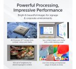 Sony FW-43EZ20L Signage Display Digital signage flat panel 109.2 cm (43") LED Wi-Fi 350 cd/m² 4K Ultra HD Black Android 16/7